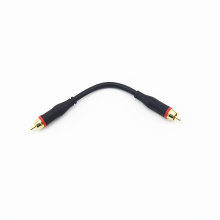 Factory High Quality Custom Gold Plated Audio Cable RCA Male to Female Cable